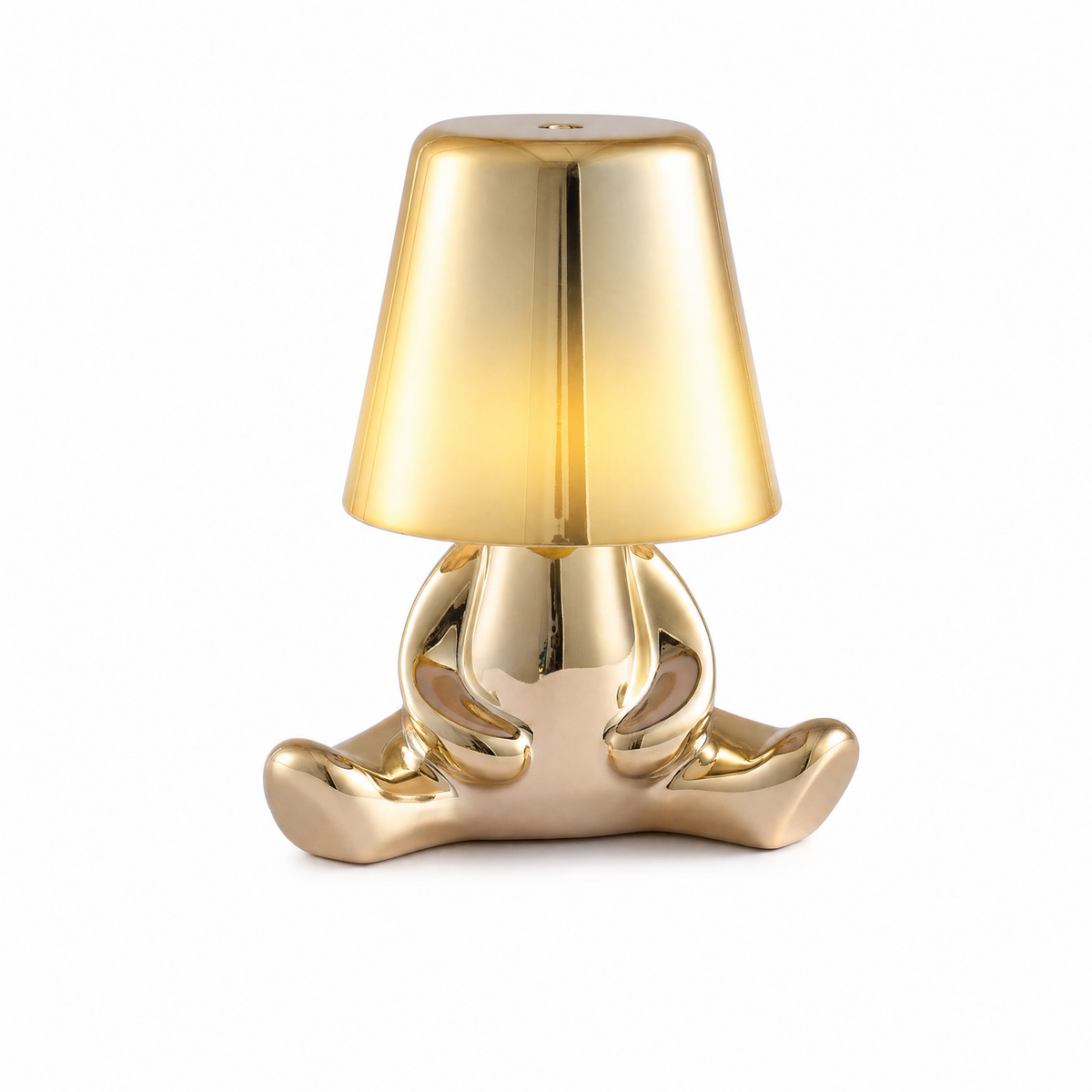 
Pensatore Aureo Golden Statuette Cordless Table Lamp