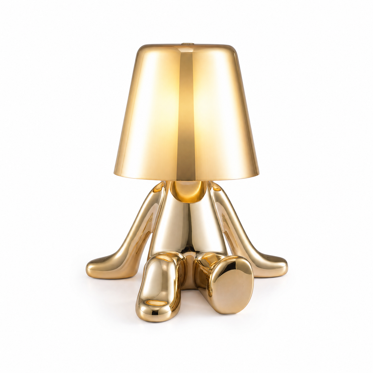 
Pensatore Aureo Golden Statuette Cordless Table Lamp