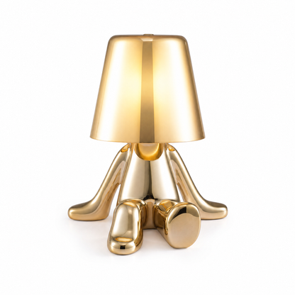 Pensatore Aureo Golden Statuette Cordless Table Lamp