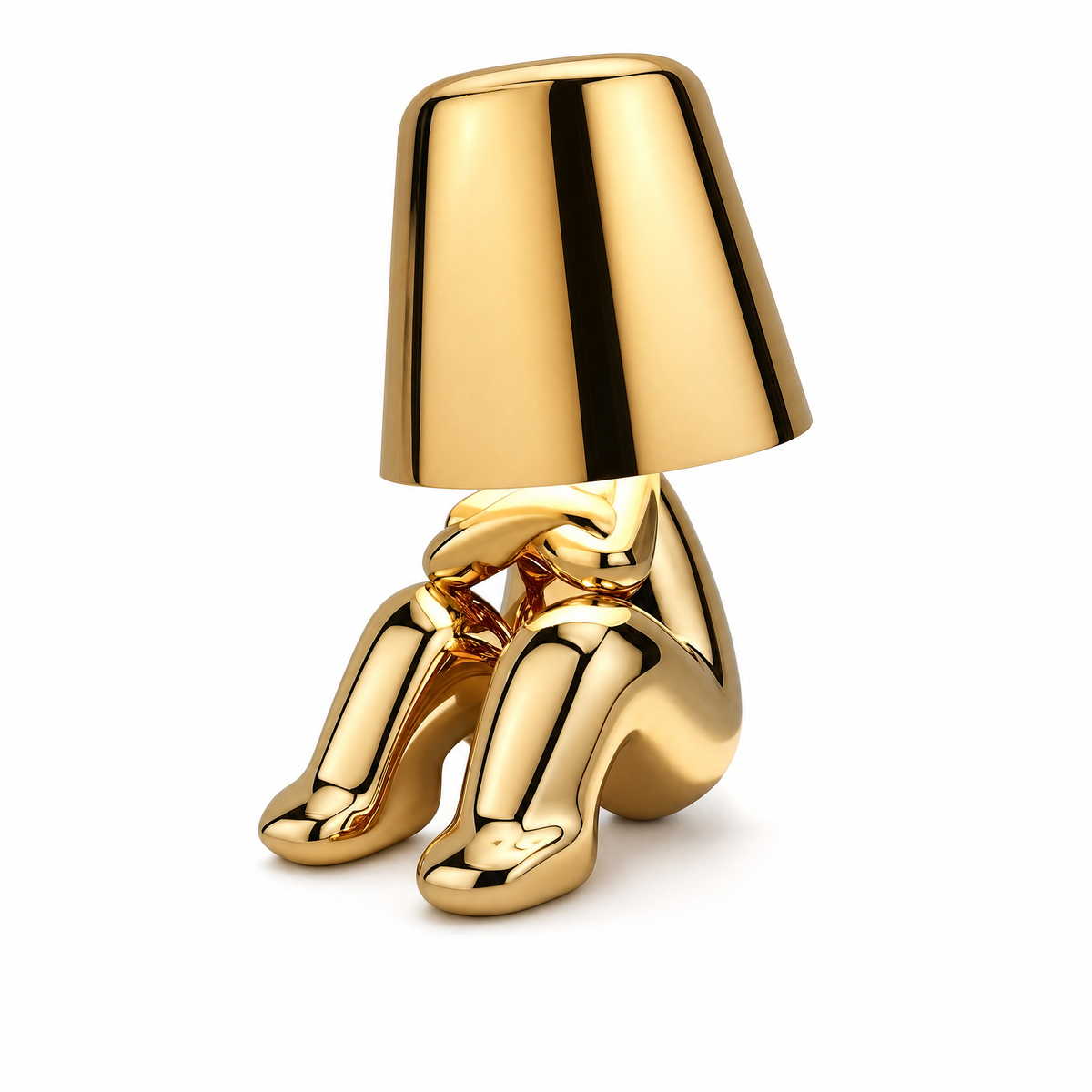 
Pensatore Aureo Golden Statuette Cordless Table Lamp