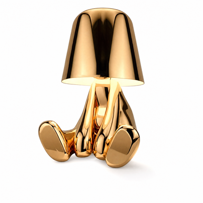 Pensatore Aureo Golden Statuette Cordless Table Lamp