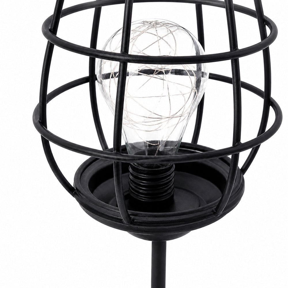 
Cavero Wine Glass Silhouette Iron Table Lamp with LED